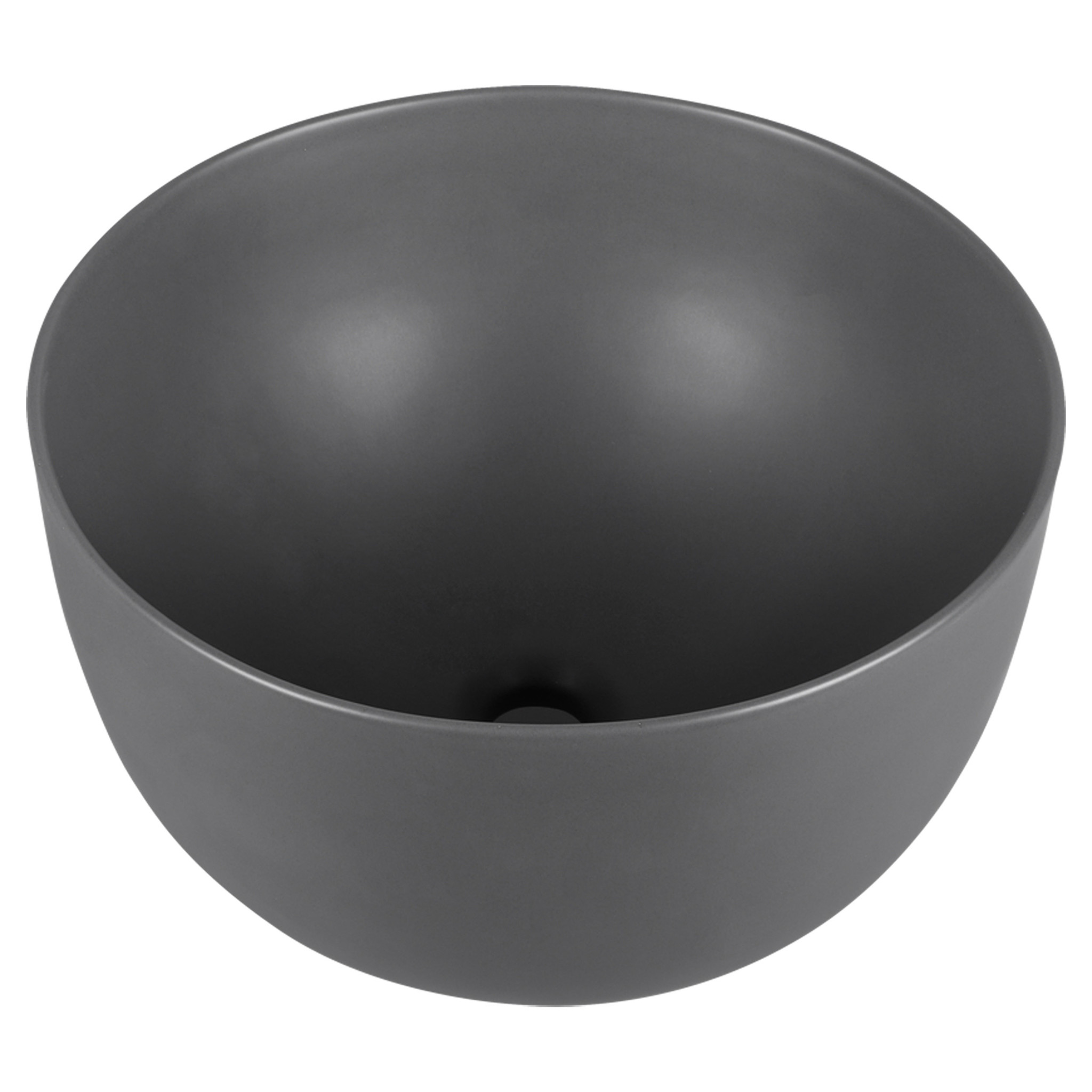 Differnz Differnz Tulip Opbouw Waskom | Diameter 40 cm | Mat Donkergrijs