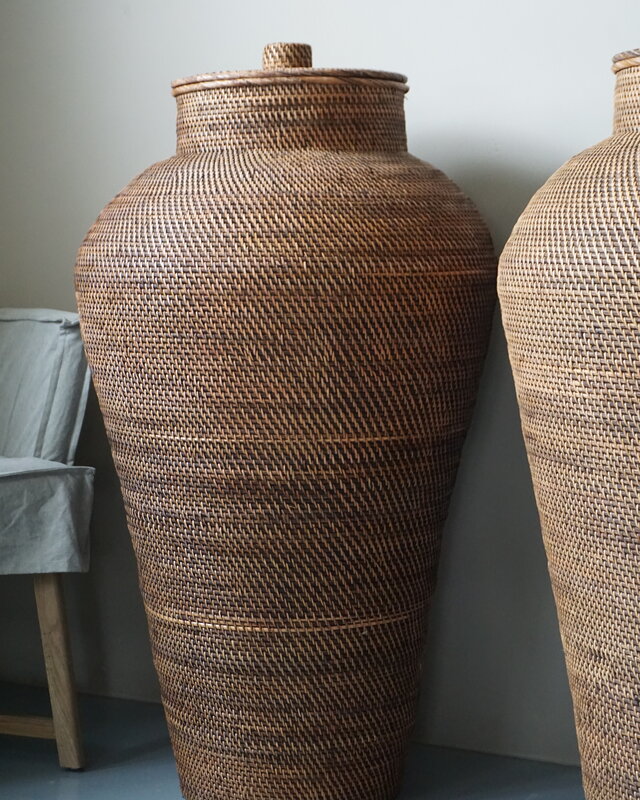 Rene Houtman Mand Groot Met Deksel L115 x B70 cm
