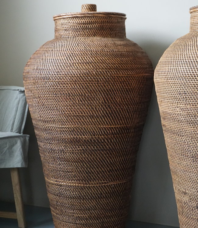 Rene Houtman Mand Groot Met Deksel L115 x B70 cm