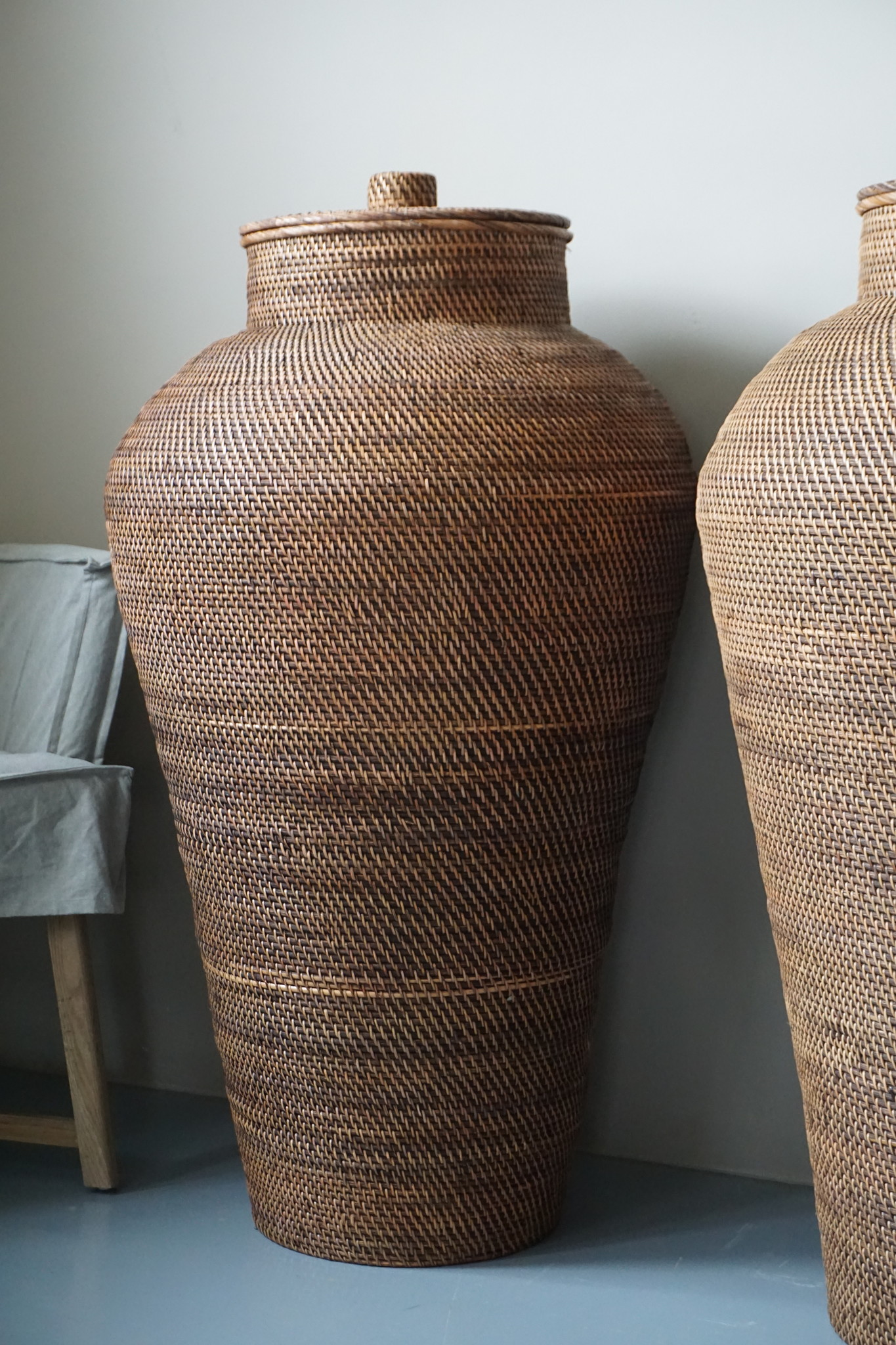 Rene Houtman Mand Groot Met Deksel L115 x B70 cm