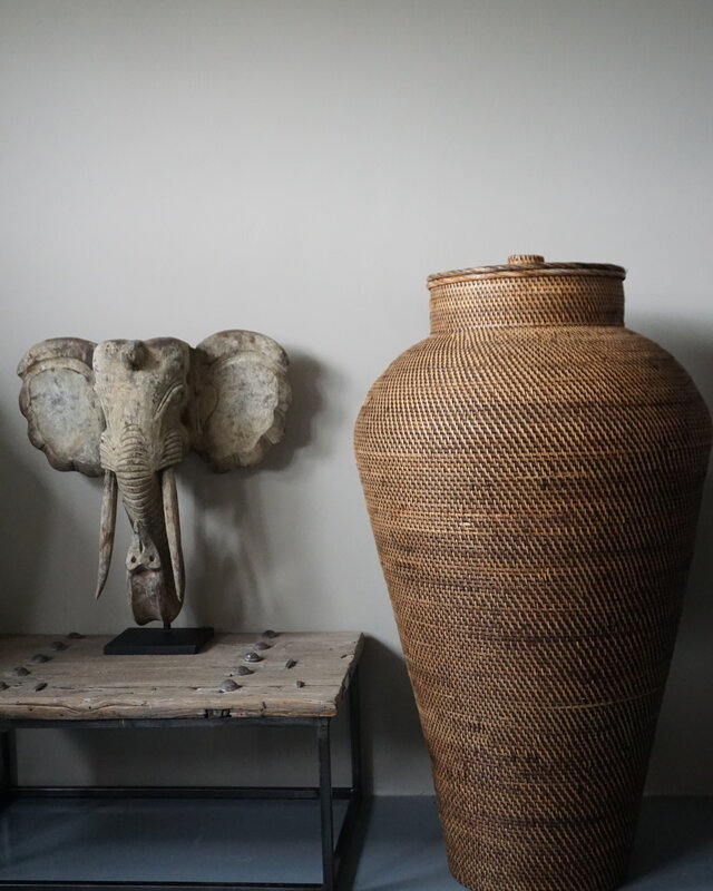 Rene Houtman Mand Groot Met Deksel L115 x B70 cm