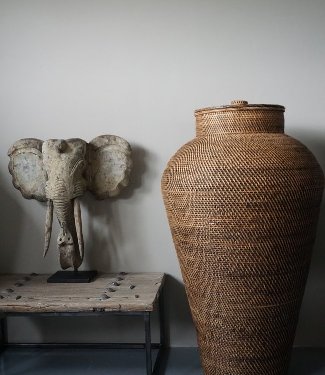 Rene Houtman Mand Groot Met Deksel L115 x B70 cm