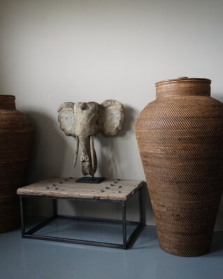 Rene Houtman Mand Groot Met Deksel L115 x B70 cm