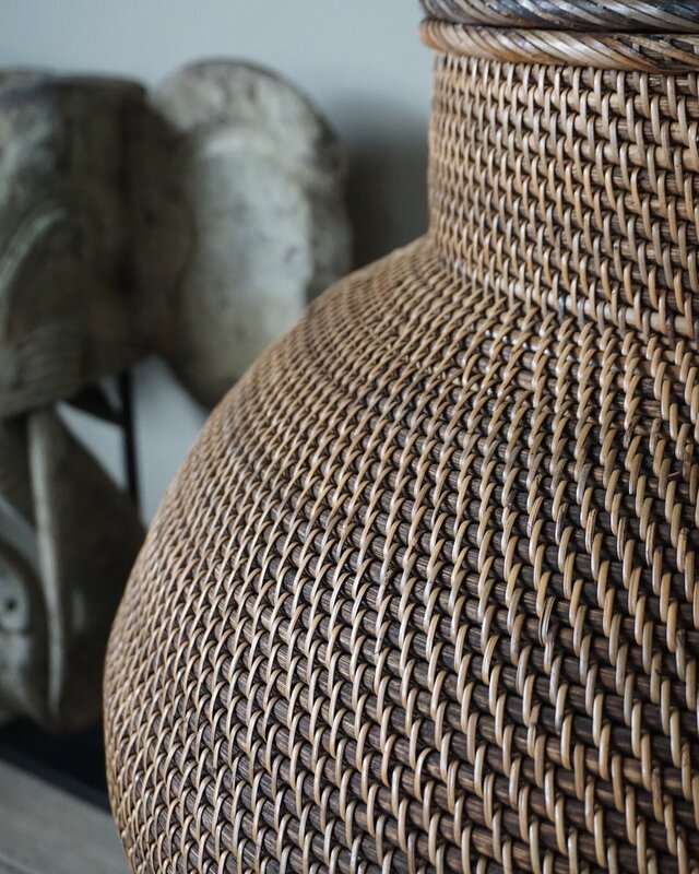 Rene Houtman Mand Groot Met Deksel L115 x B70 cm