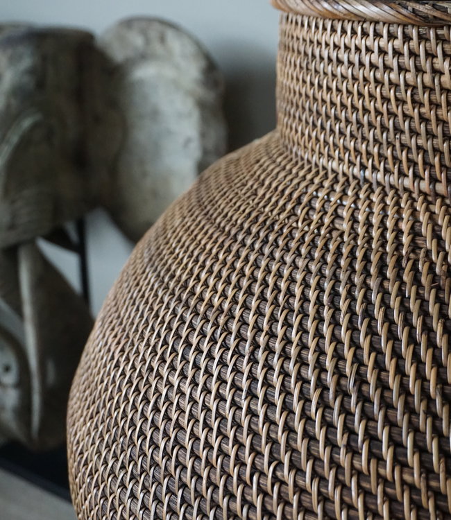 Rene Houtman Mand Groot Met Deksel L115 x B70 cm