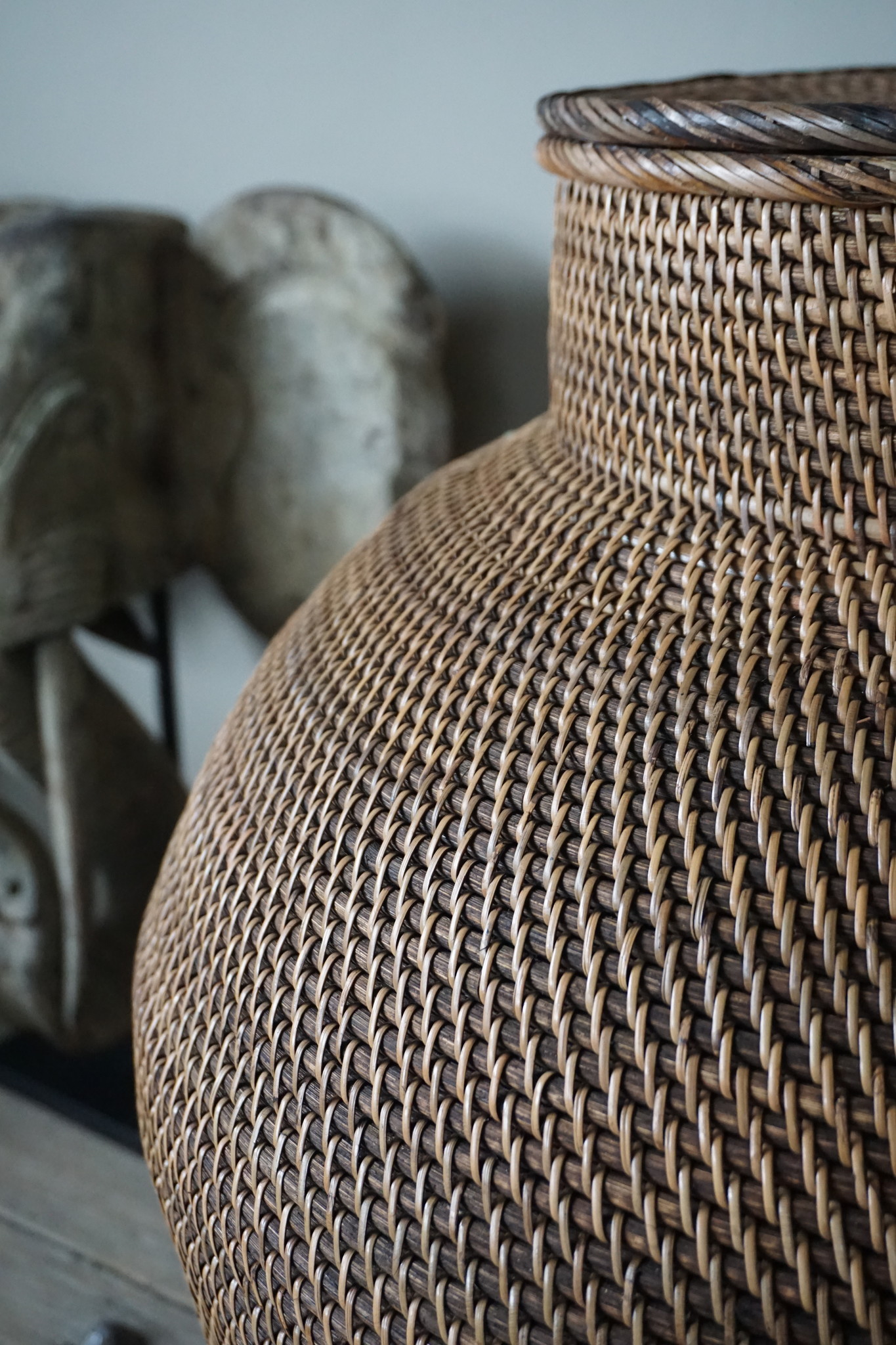 Rene Houtman Mand Groot Met Deksel L115 x B70 cm