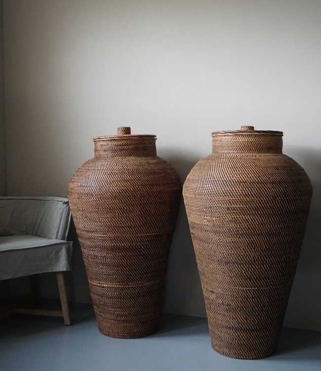 Rene Houtman Mand Groot Met Deksel L115 x B70 cm