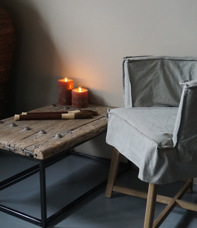 Rene Houtman Salontafel Oud Houten Deur India L87xB54xH38