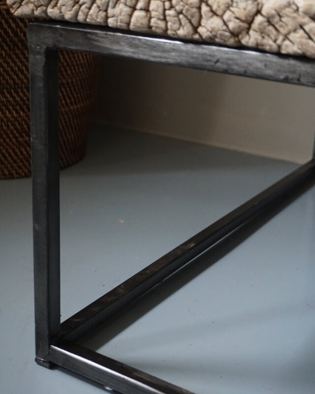 Rene Houtman Salontafel Oud Houten Deur India L87xB54xH38