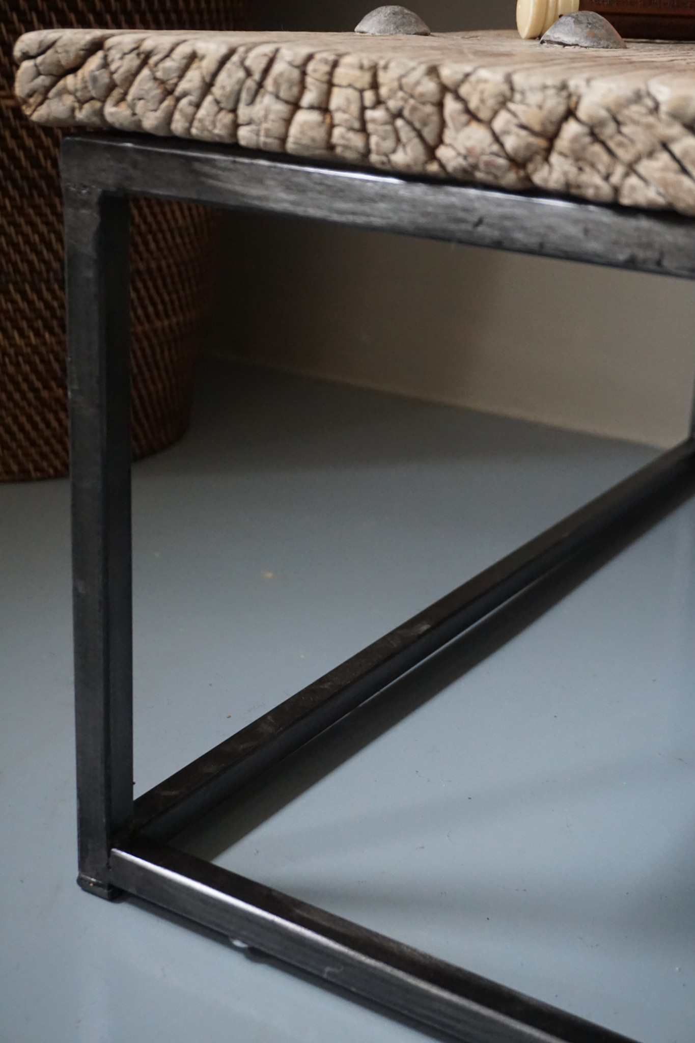 Rene Houtman Salontafel Oud Houten Deur India L87xB54xH38