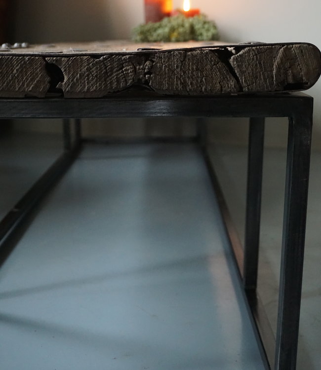 Rene Houtman Salontafel Oud Houten Deur India L172xB50xH38