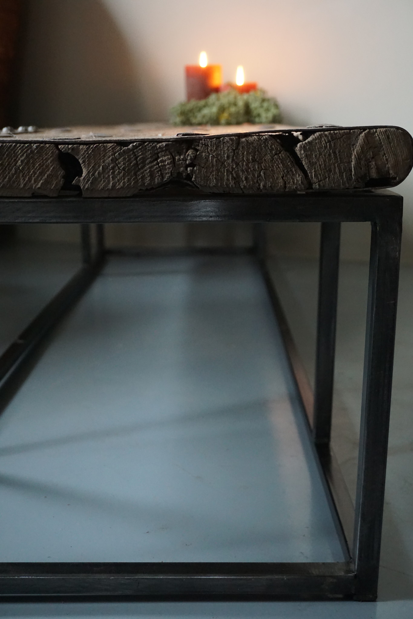 Rene Houtman Salontafel Oud Houten Deur India L172xB50xH38