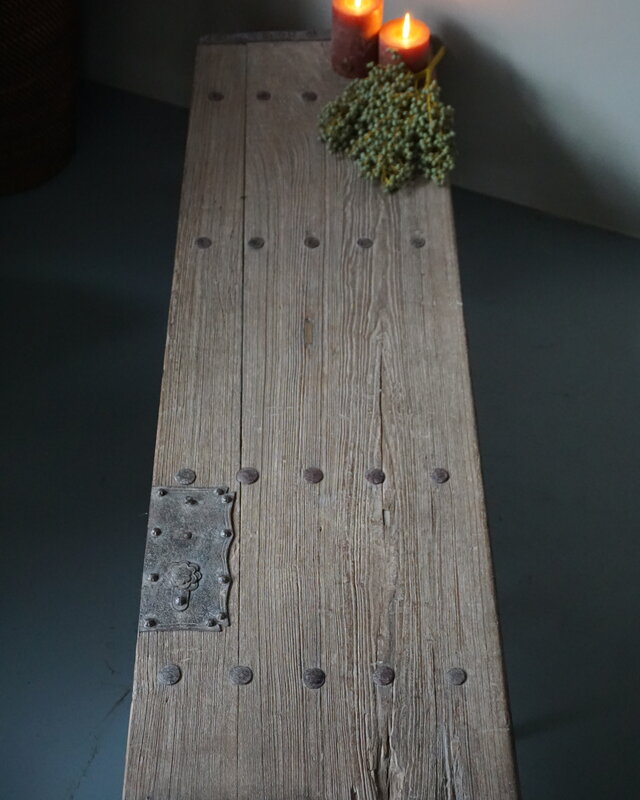 Rene Houtman Salontafel Oud Houten Deur India L172xB50xH38
