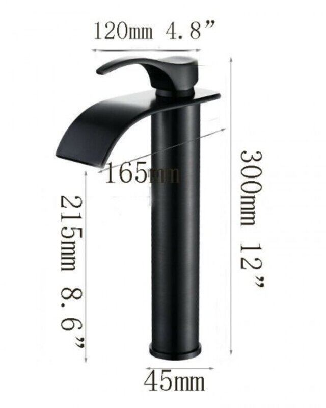 Rene Houtman Olie Bronzen Waterval Mengkraan | Zwart/Brons | H30 cm