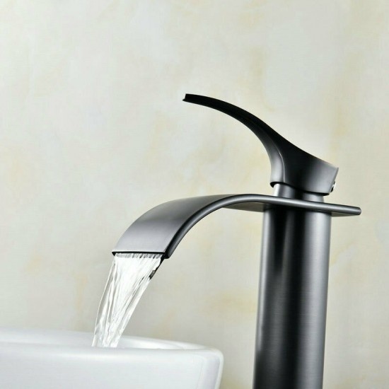 Rene Houtman Olie Bronzen Waterval Mengkraan | Zwart/Brons | H30 cm