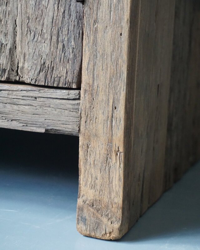 Rene Houtman TV-Meubel 2-deurs L110xD51xH80 cm Oud Hout