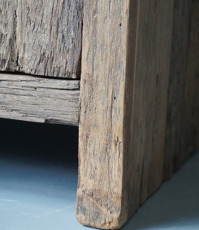 Rene Houtman TV-Meubel 2-deurs L110xD51xH80 cm Oud Hout