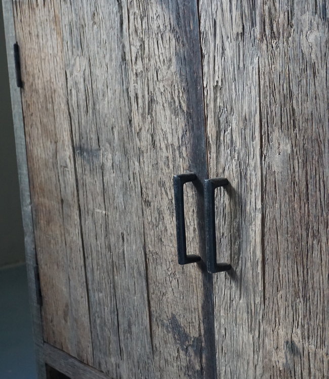 Rene Houtman TV-Meubel 2-deurs L110xD51xH80 cm Oud Hout