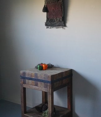 Rene Houtman Hakblok Werktafel Oud Teak H86 x B60 Cm