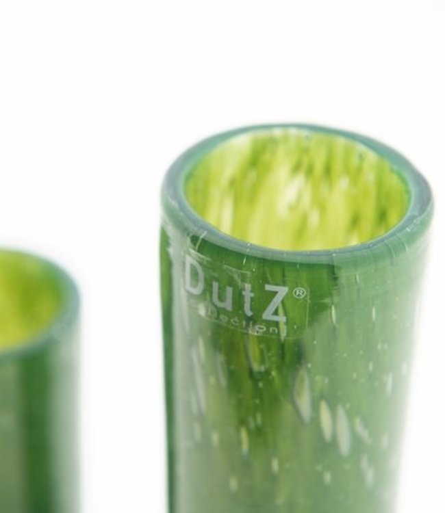 DutZ Cilinder Vaas Klein | Donkergroen | H25xD6,5 cm