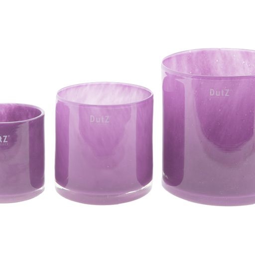 DutZ Cilinder Vaas | Violet | H10xD10 cm