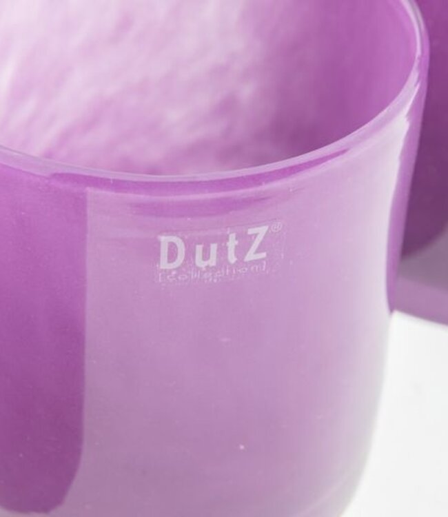 DutZ Cilinder Vaas | Violet | H10xD10 cm