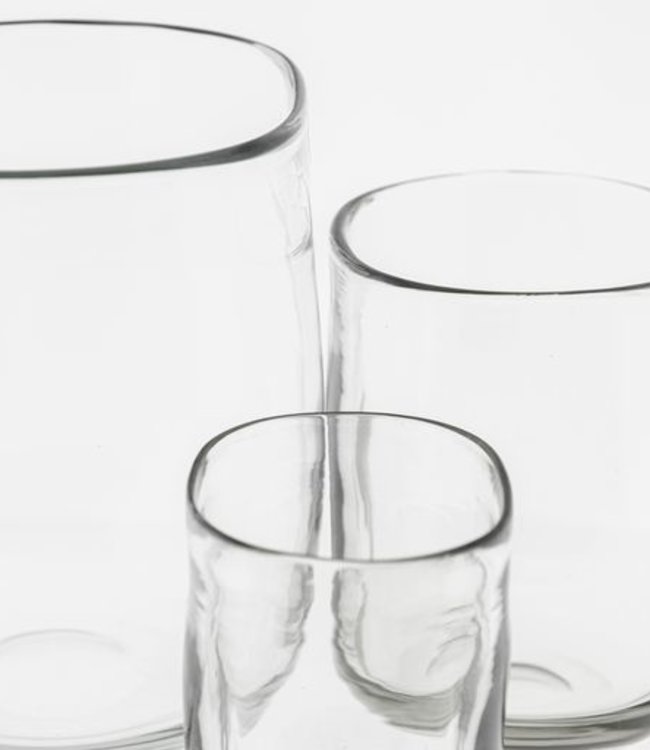 DutZ Bloemenvaas Rond | Helder | 3 Maten