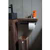 Toiletrolhouder Dubbel - Oud Hout Unique Plank