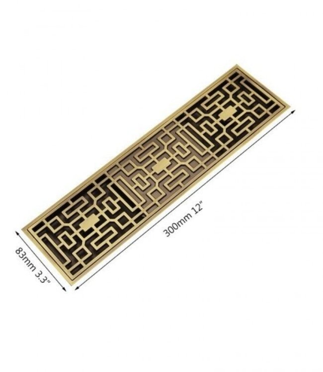 Rene Houtman Douchegoot | Brons | 30 cm