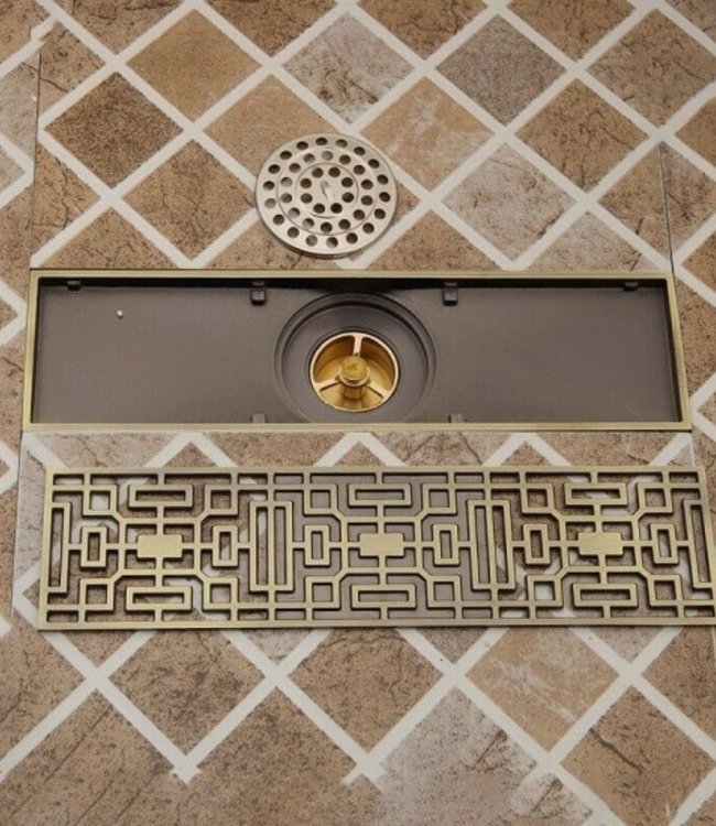 Rene Houtman Douchegoot | Brons | 30 cm