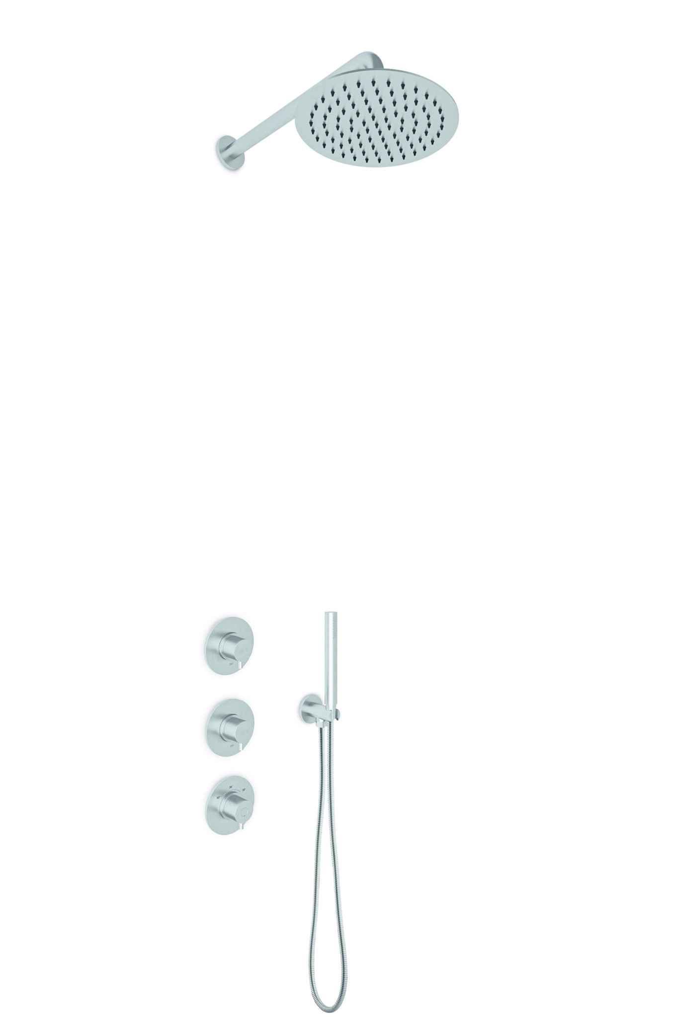 JEE-O Slimline Wand Douche Combinatie 02 | Met Handdouche | Meerdere kleuren