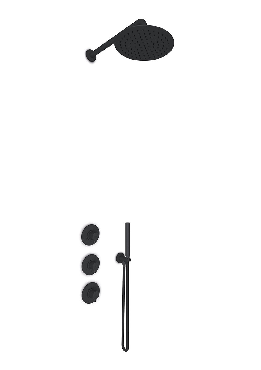 JEE-O Slimline Wand Douche Combinatie 02 | Met Handdouche | Meerdere kleuren