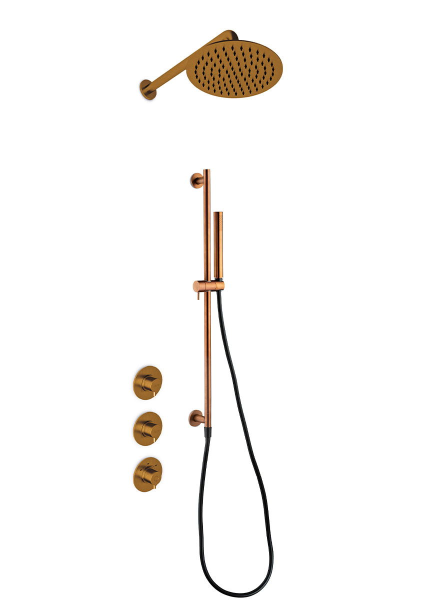 JEE-O Slimline Wand Douche Combinatie 05 | Met Handdouche | Meerdere Kleuren