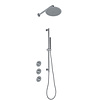 Slimline Wand Douche Combinatie 05 | Met Handdouche | Meerdere Kleuren