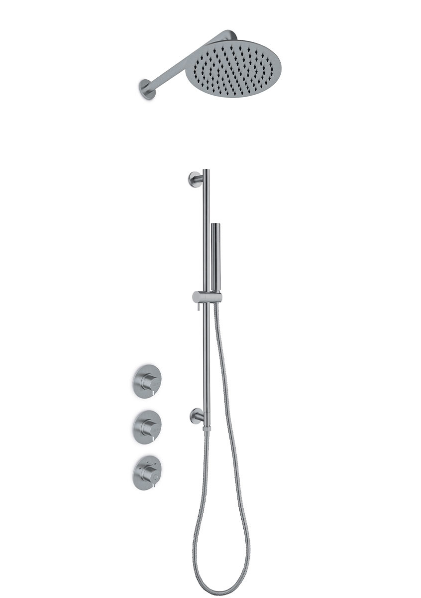 JEE-O Slimline Wand Douche Combinatie 05 | Met Handdouche | Meerdere Kleuren