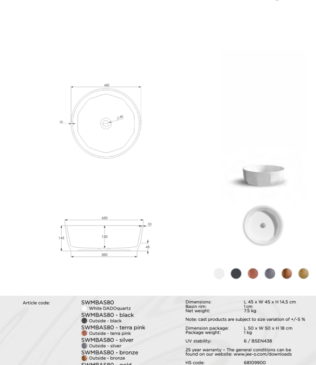 JEE-O Bloom Opzet-kom | H14,5 cm | Meerdere kleuren