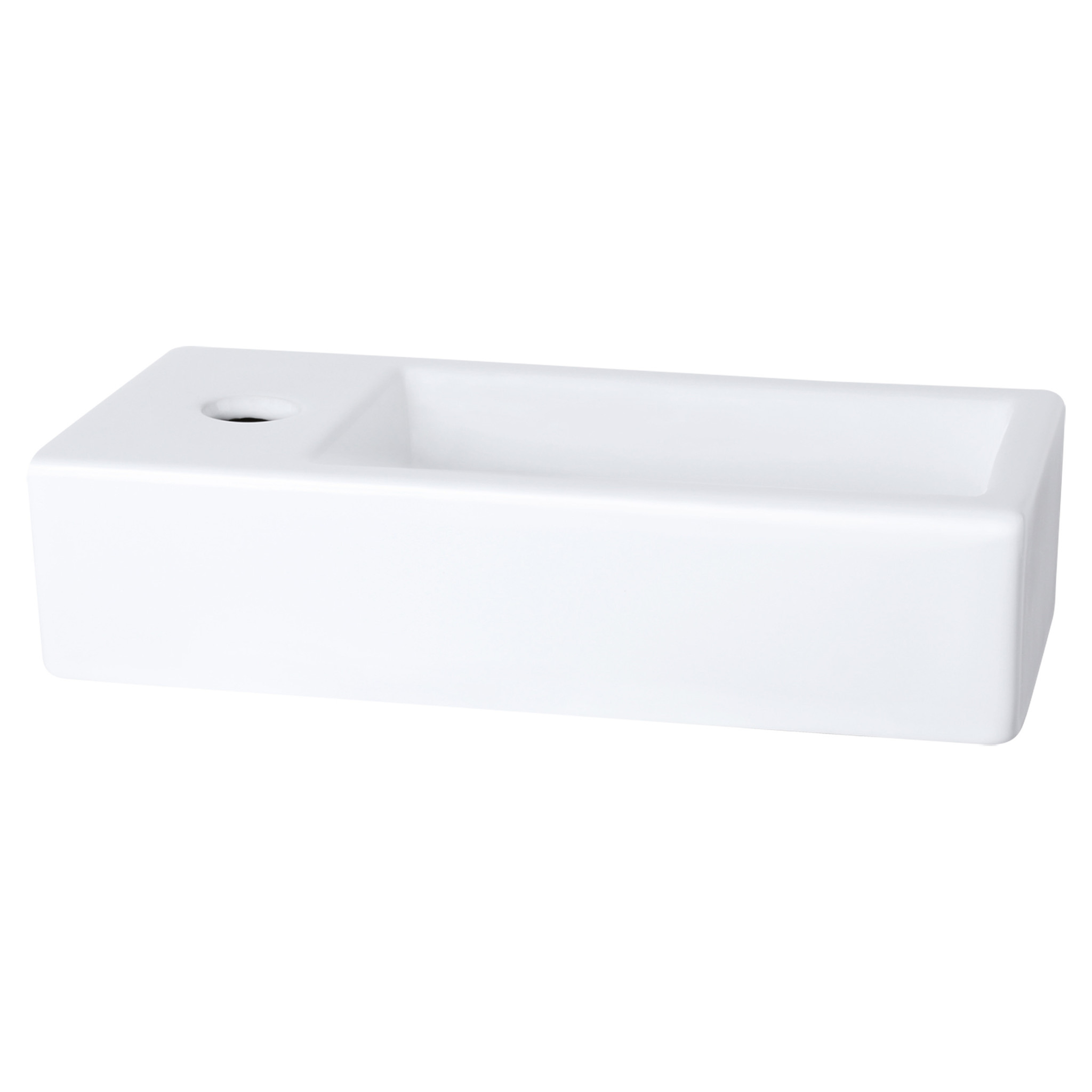 Differnz Differnz Ravo Fontein | Links | Wit | L38,5 x B18,5 x H9 cm