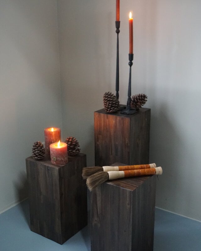 Rene Houtman Bloemenzuil/Pilaar Hout H75xB26xD26 cm