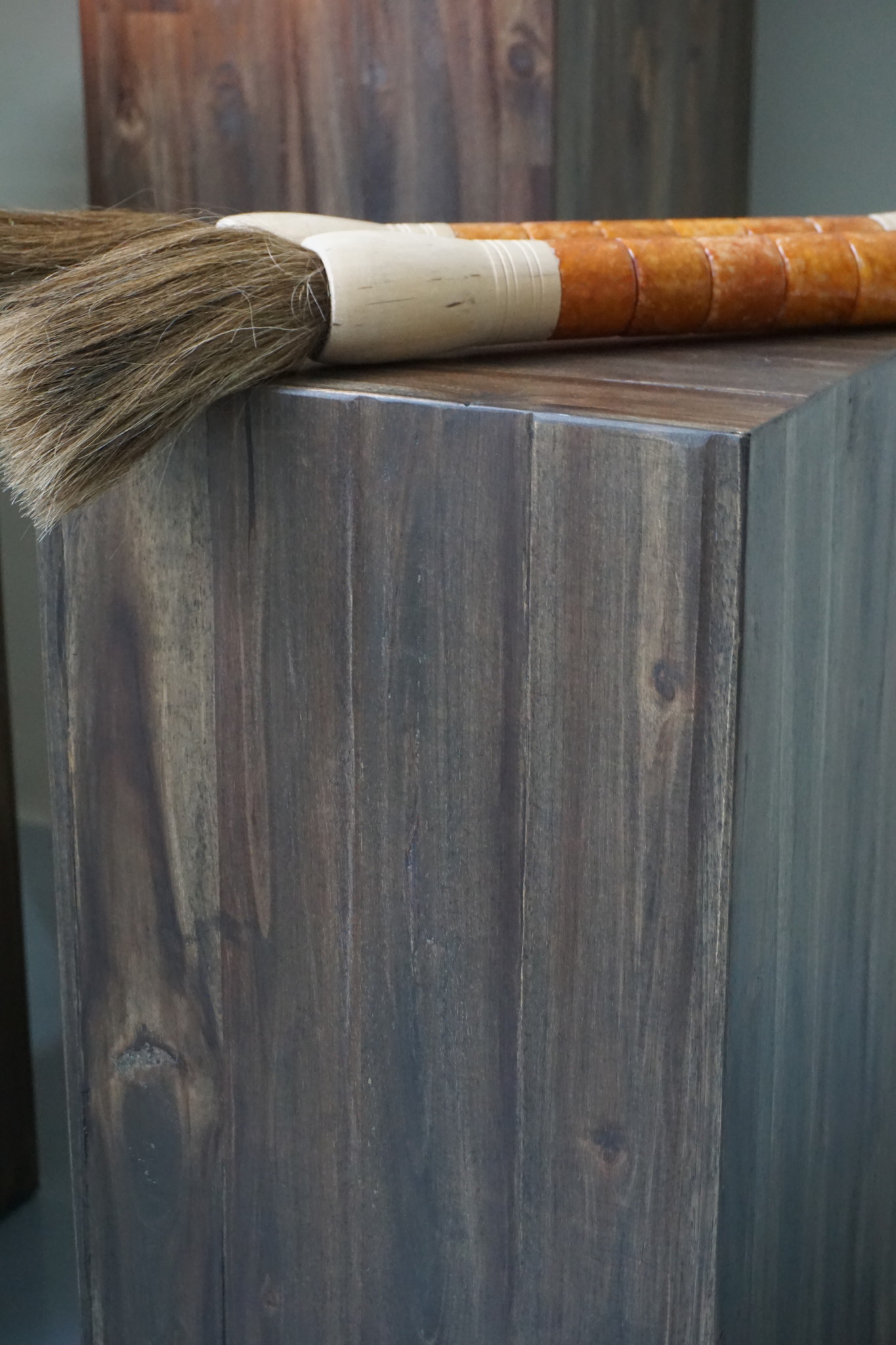 Rene Houtman Bloemenzuil/Pilaar Hout H50xB26xD26 cm