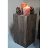 Bloemenzuil/Pilaar Hout H50xB26xD26 cm