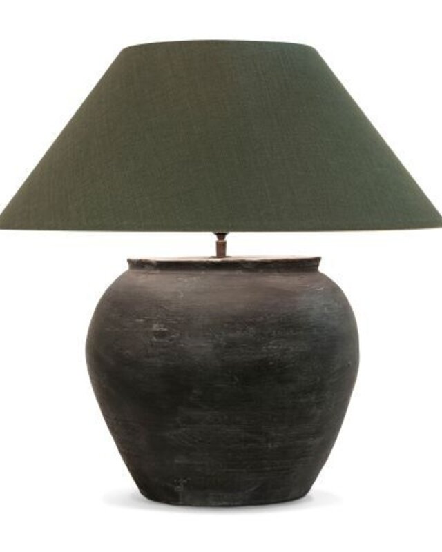 Frezoli Disio Tafellamp | Bruin/Zwart | H36 cm
