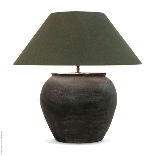Frezoli Disio Tafellamp | Bruin/Zwart | H36 cm
