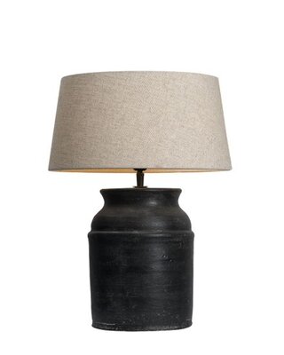 Frezoli Strado Tafellamp | Bruin/Zwart | H39 cm