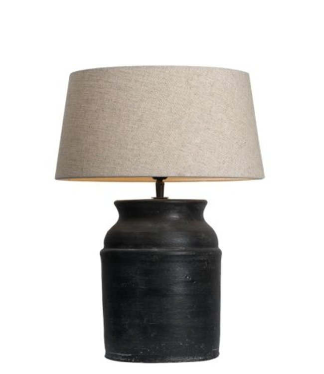 Frezoli Strado Tafellamp | Bruin/Zwart | H39 cm