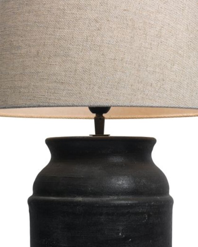 Frezoli Strado Tafellamp | Bruin/Zwart | H39 cm