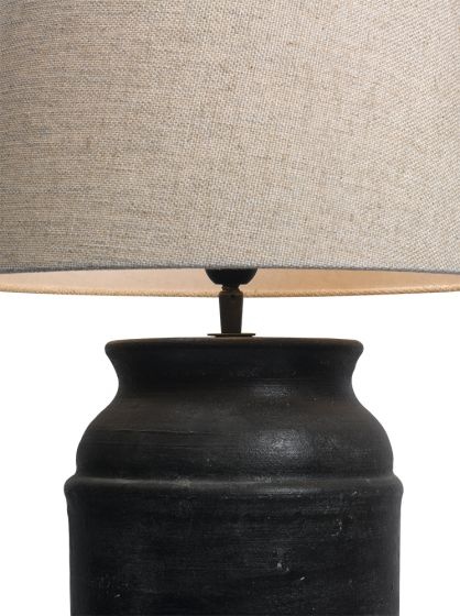 Frezoli Strado Tafellamp | Bruin/Zwart | H39 cm