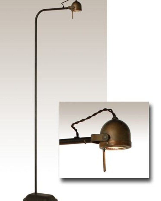 Frezoli Spezia Vloerlamp | Koper | H140 cm
