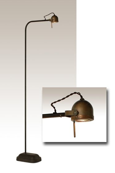 Frezoli Spezia Vloerlamp | Loodkleur | H140 cm