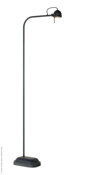 Frezoli Spezia Vloerlamp | Mat Zwart | H140 cm