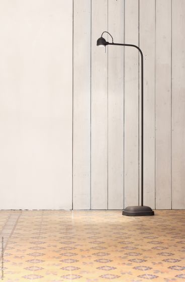 Frezoli Spezia Vloerlamp | Mat Zwart | H140 cm